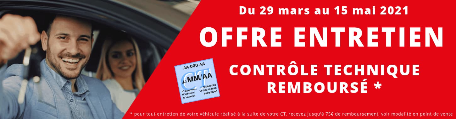 CONTRÔLE TECHNIQUE REMBOURSÉ